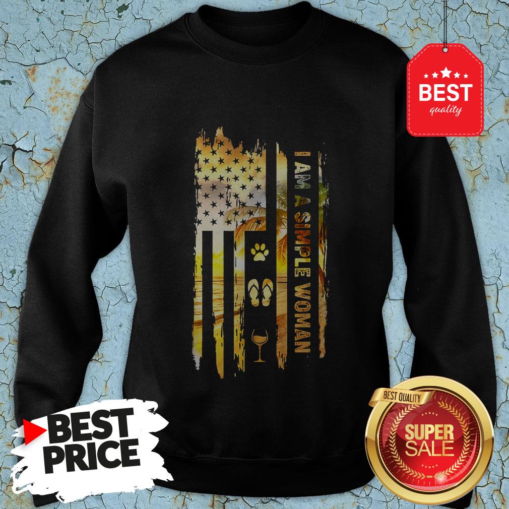 American Flag I’m A Michigan Girl Like Dog Paw Flip Flops Wine Shirt