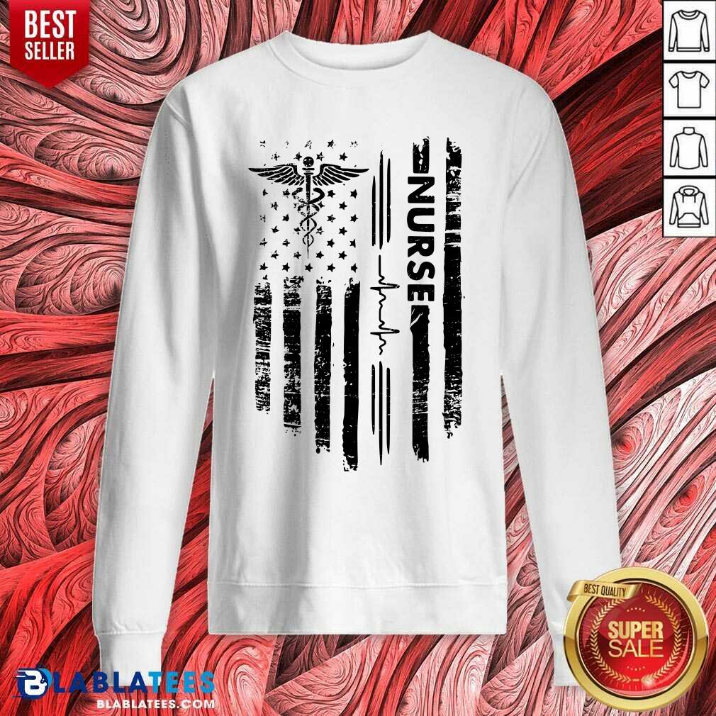American Flag Nurse Shirt