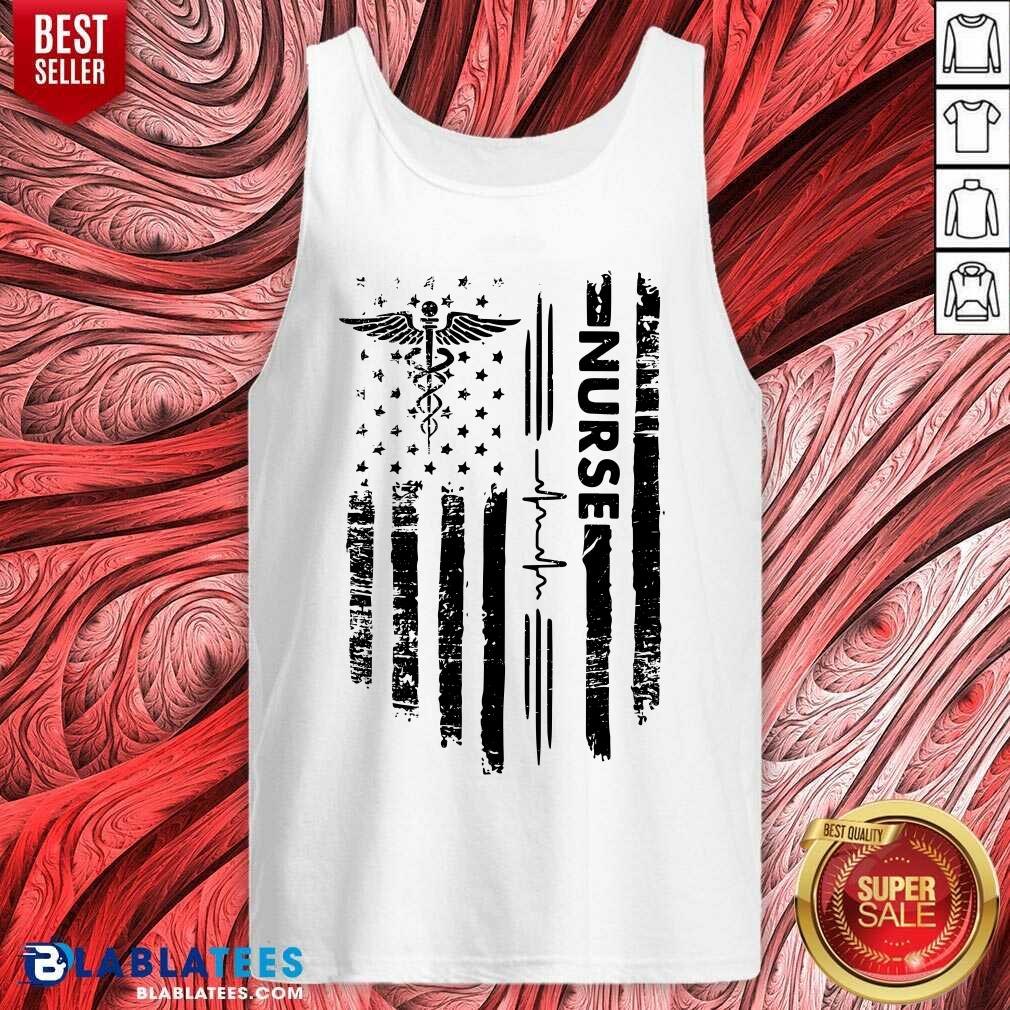 American Flag Nurse Shirt