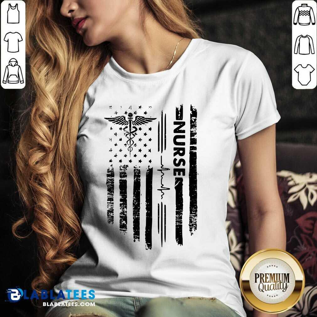 American Flag Nurse Shirt