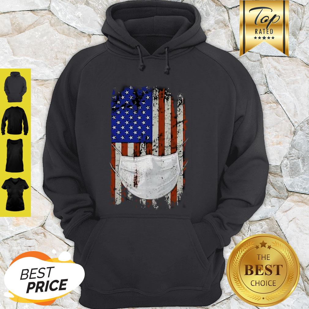 American Flag Quarantined Coronavirus Covid-19 Shirt