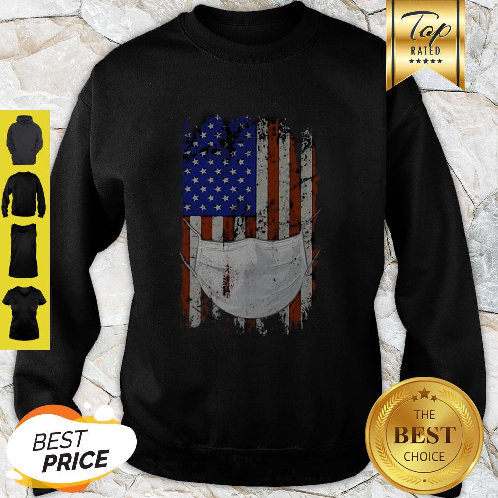 American Flag Quarantined Coronavirus Covid-19 Shirt