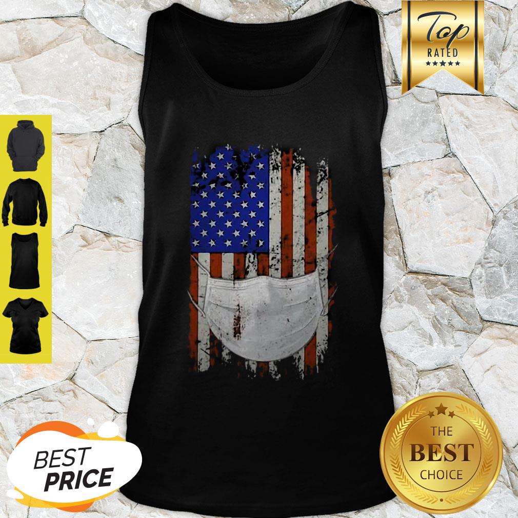 American Flag Quarantined Coronavirus Covid-19 Shirt