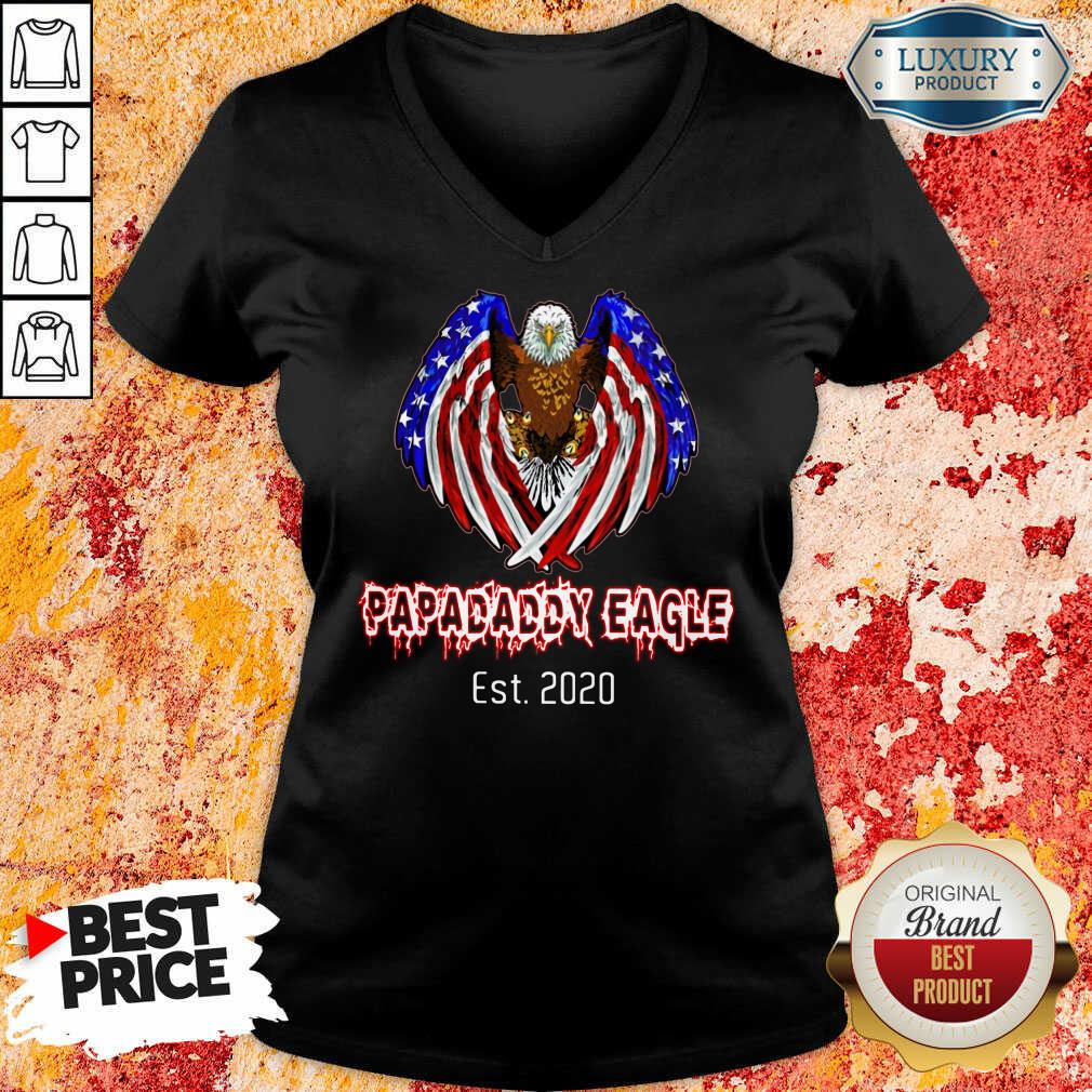 American Papa Daddy Eagle Est 2020 Shirt