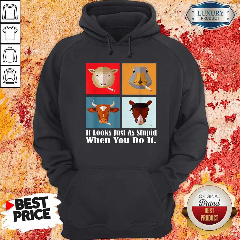 Animals with Cigars It Looks Just As Stupid When You Do It T-Shirt