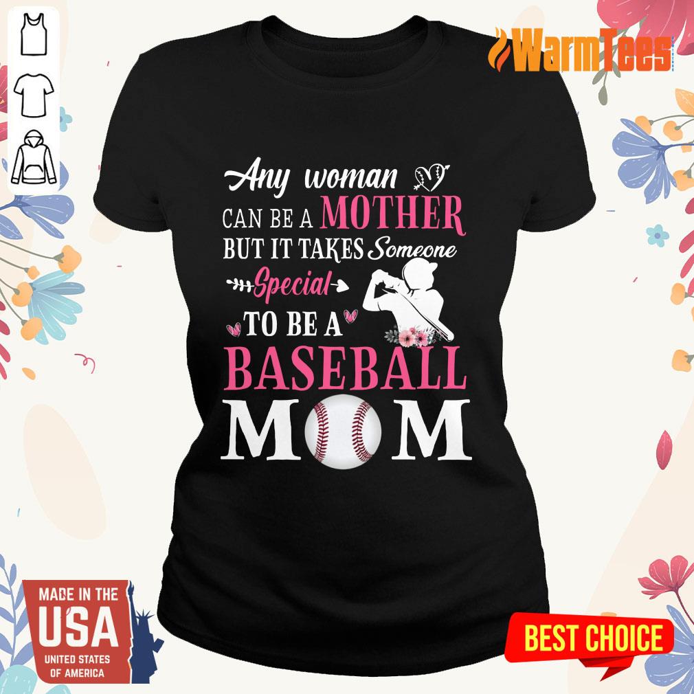 Any Woman Mother Baseball Mom Shirt