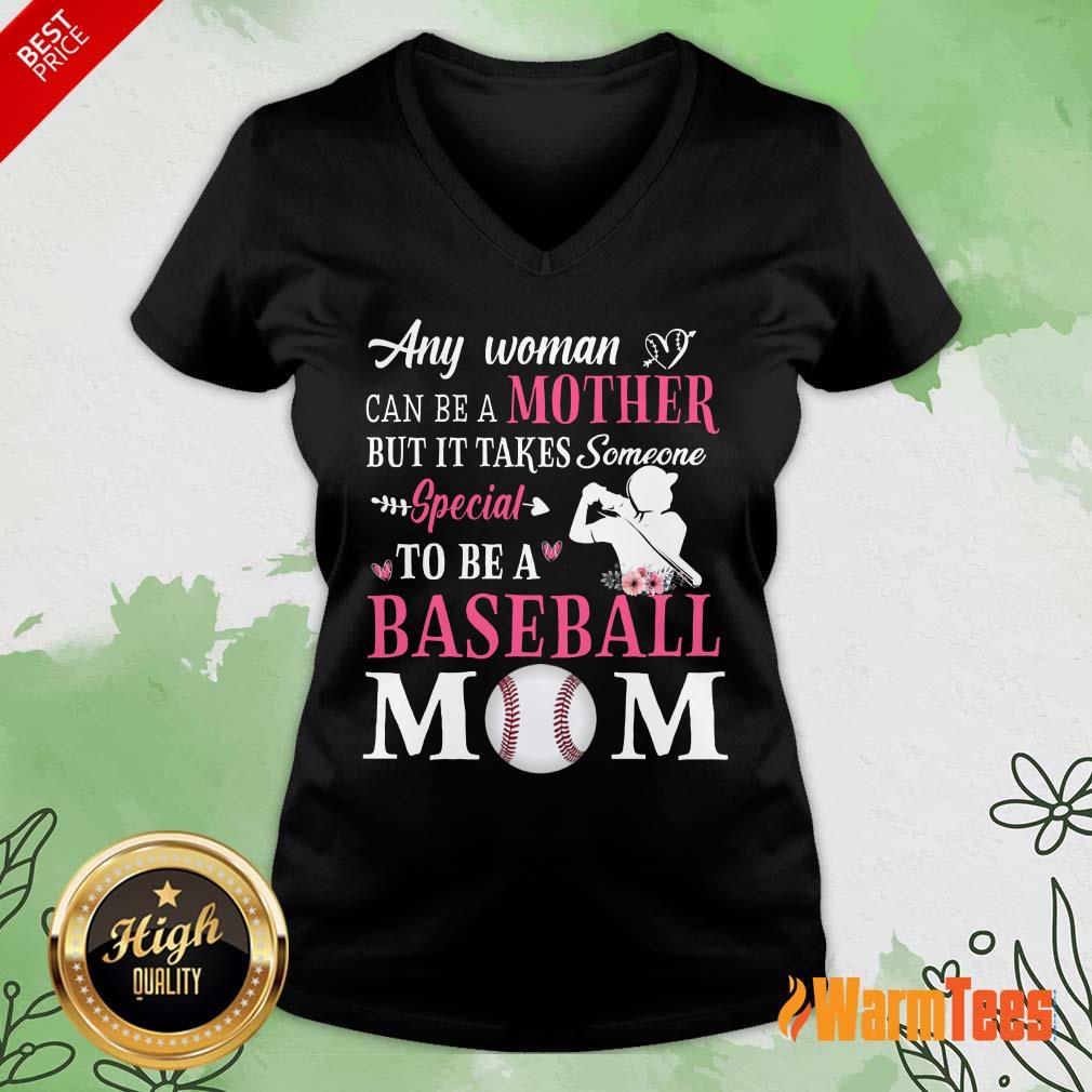 Any Woman Mother Baseball Mom Shirt