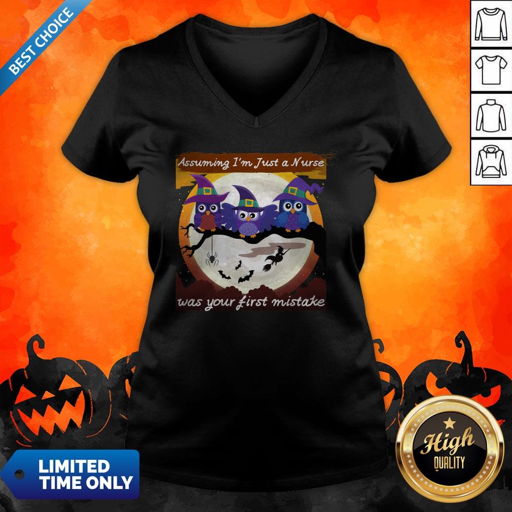 Assuming I'm Just A Nurse Was Your First Mistake Halloween Day Shirt