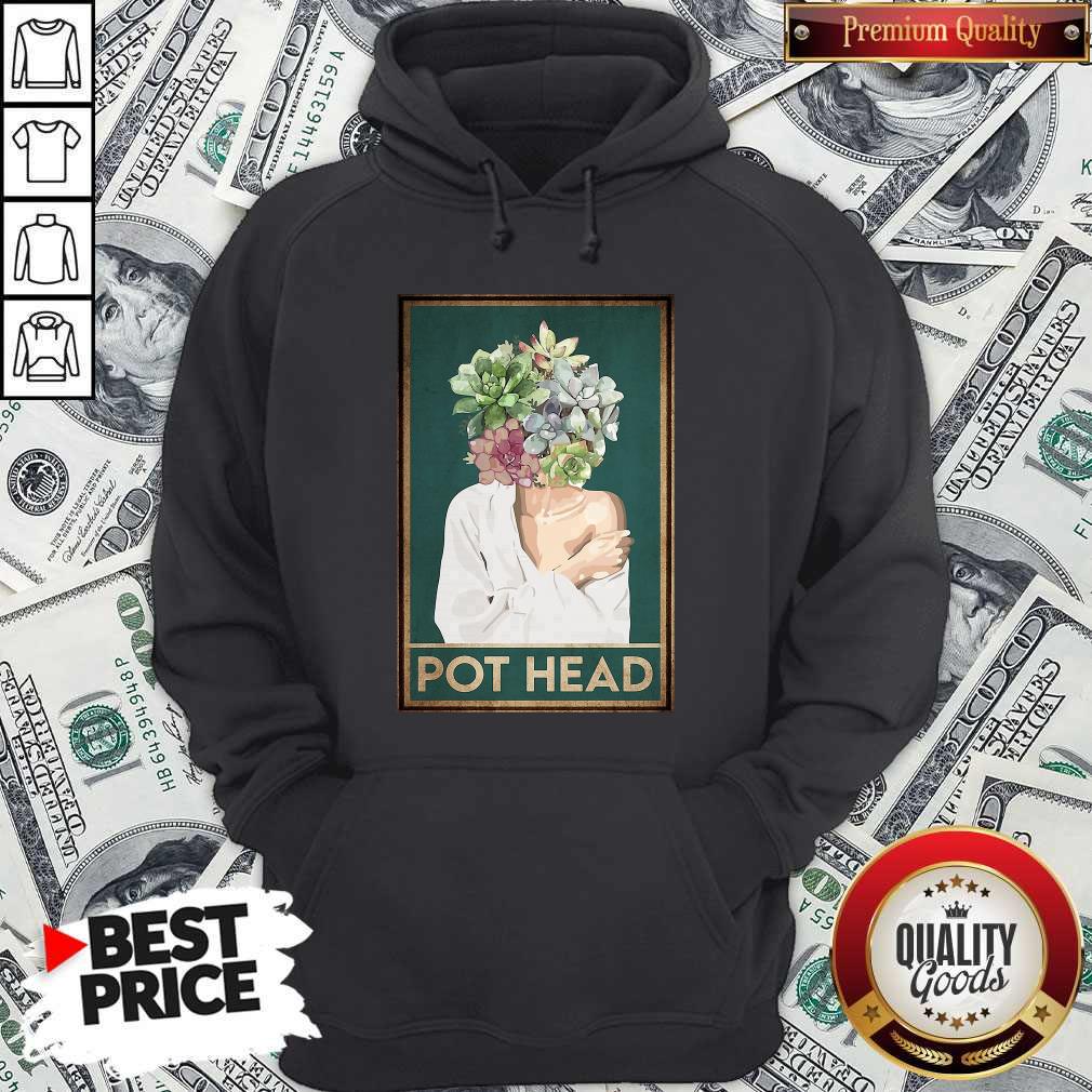 Attractive Girl Garden Pot Head Flower Shirt