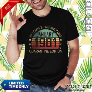 Premium Quarantine January 1981 Shirt