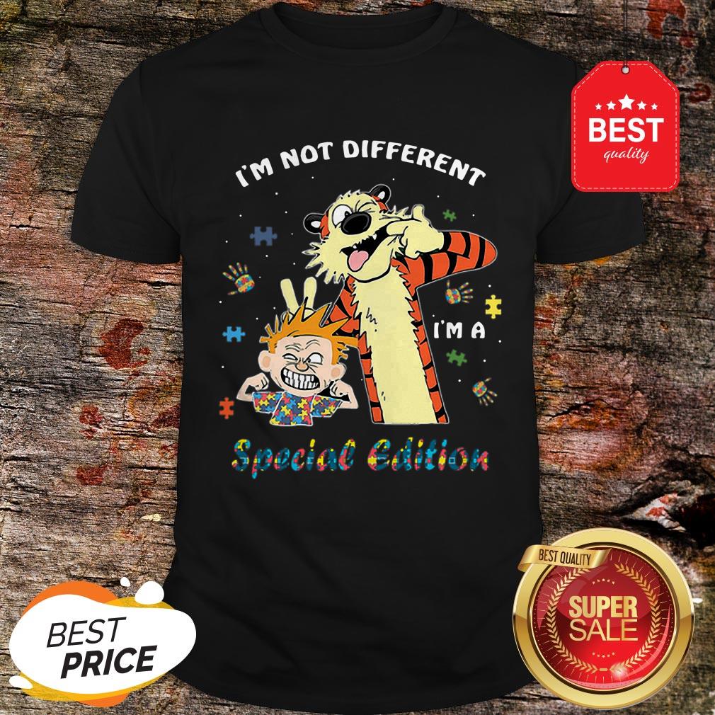 Autism Awareness I’m Not Different Special Edition Calvin Hobbes Shirt