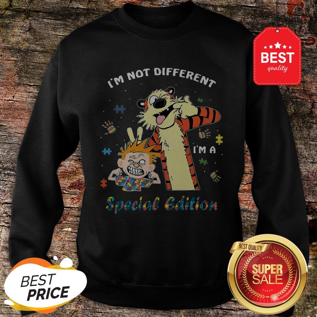 Autism Awareness I’m Not Different Special Edition Calvin Hobbes Shirt