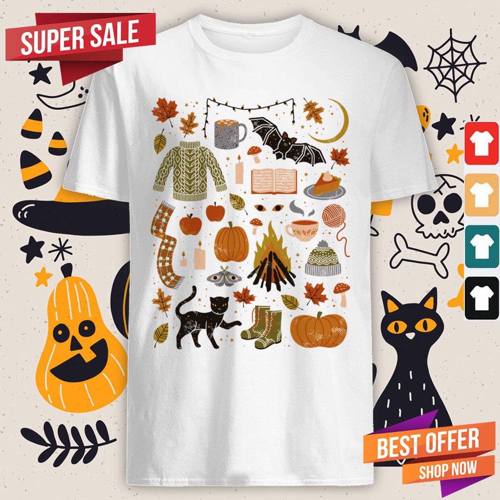 Autumn Nights Day Of The Dead Halloween Shirt