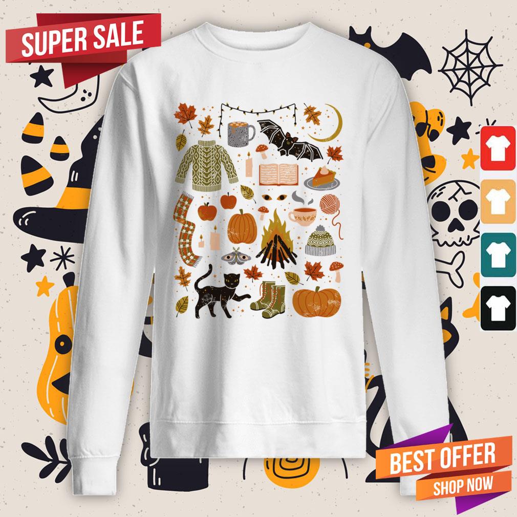 Autumn Nights Day Of The Dead Halloween Shirt