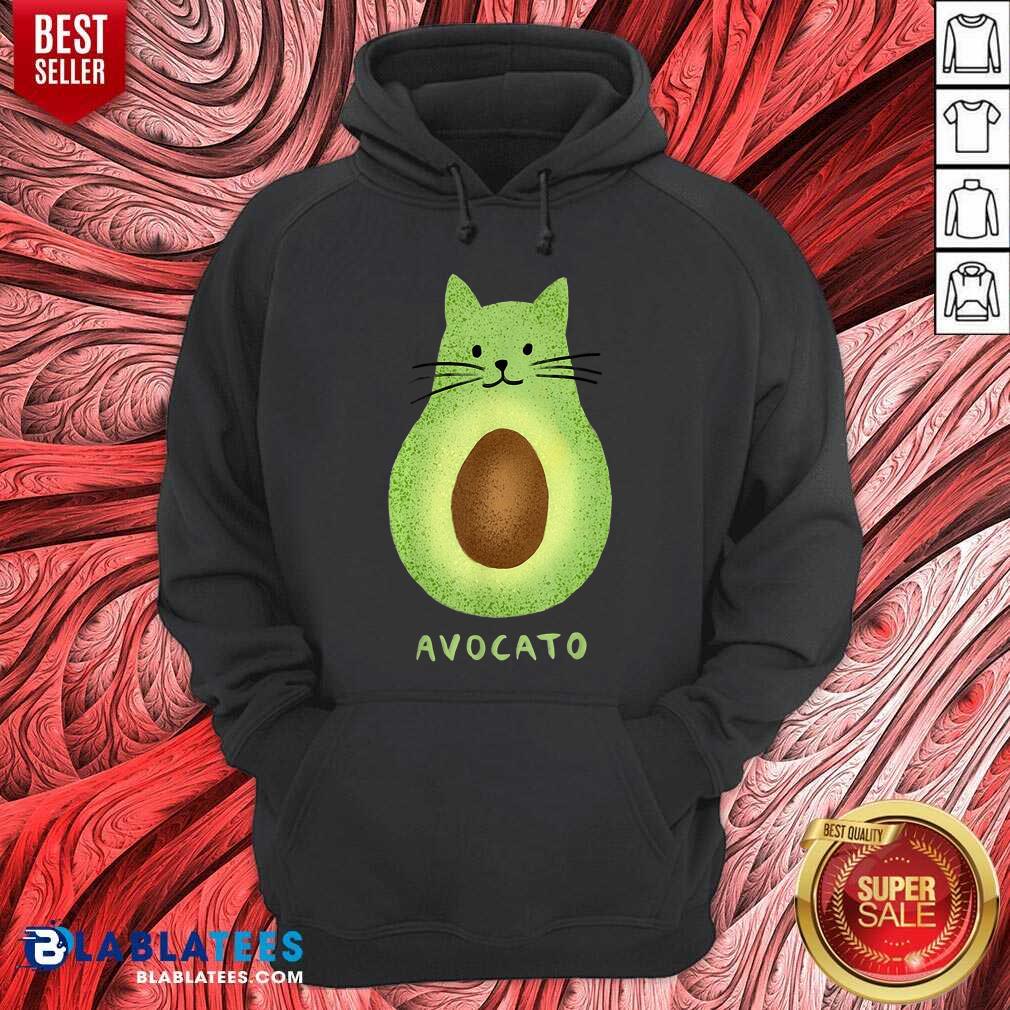Avocato Funny Cute Cat Avocado Vegan And Cat Lover Kitten Shirt