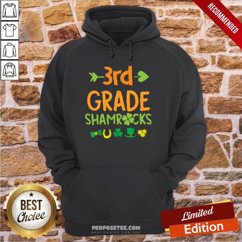 Awesome 3rd Grade Shamrock St Patricks Day Shirt