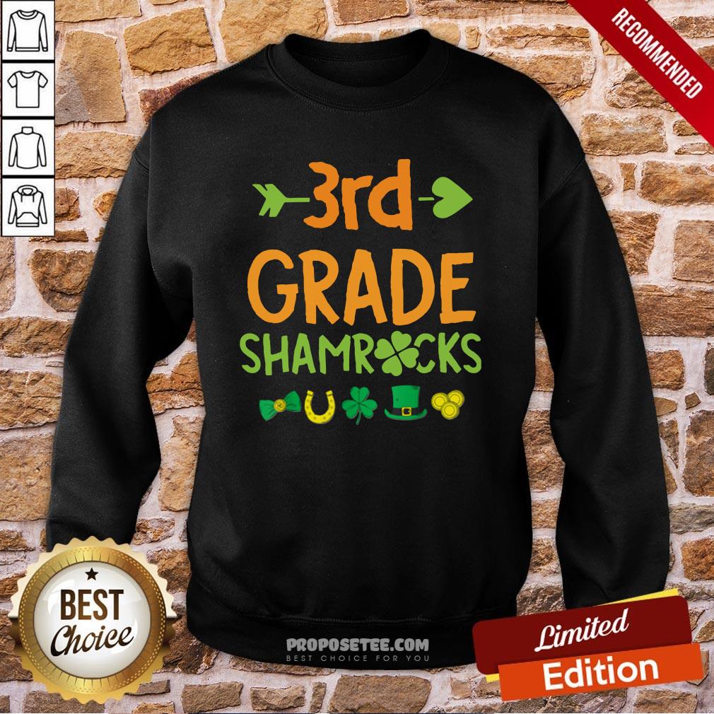 Awesome 3rd Grade Shamrock St Patricks Day Shirt