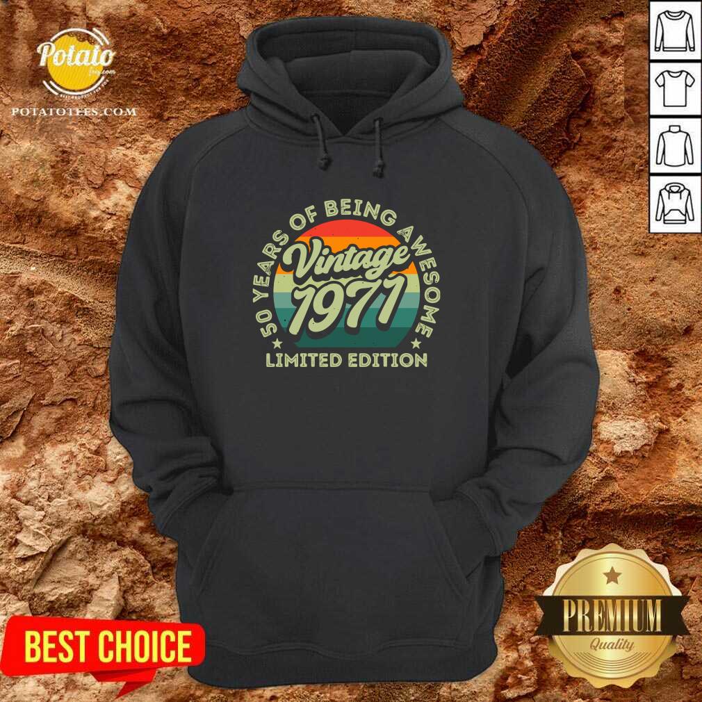 Awesome 50 Years Of Being Awesome Limited Edition 1971 Vintage Shirt