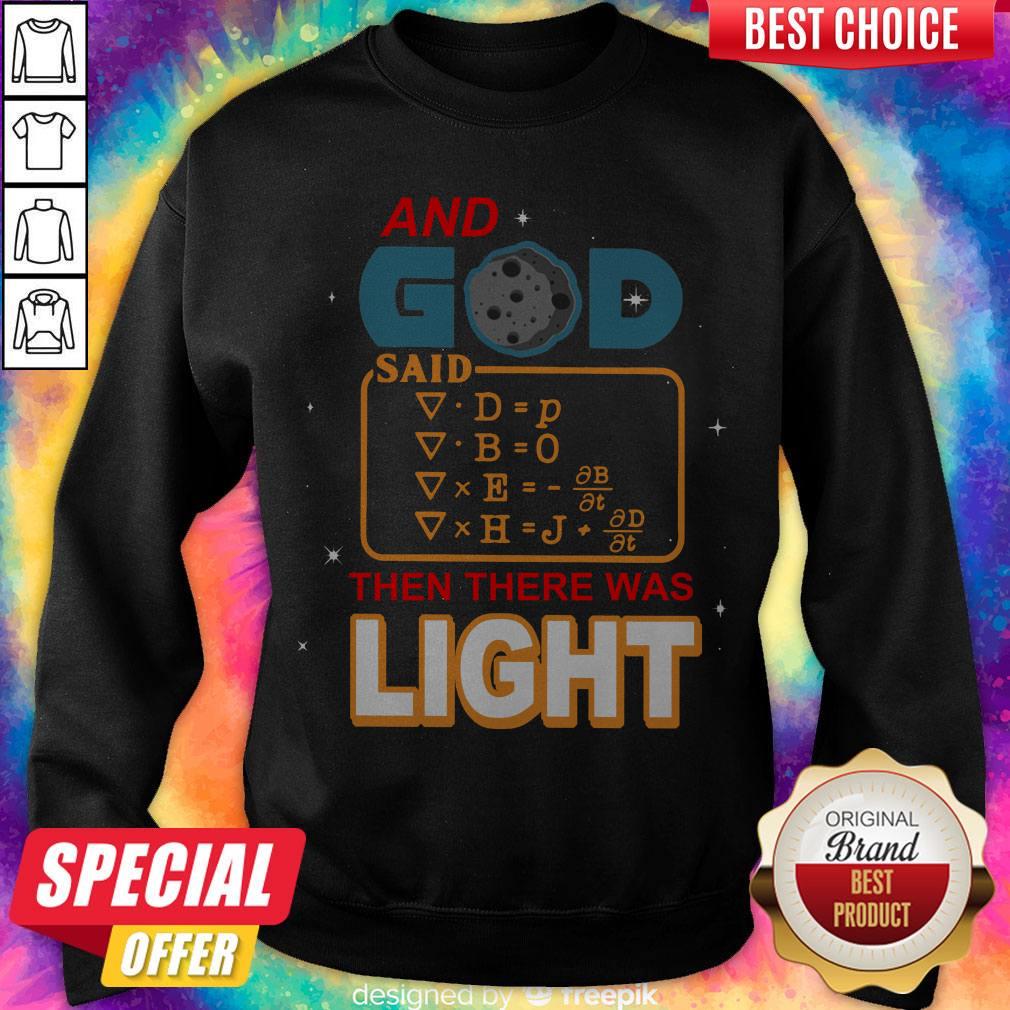 Awesome And God Said Then There Was Light Shirt Classic Shirt
