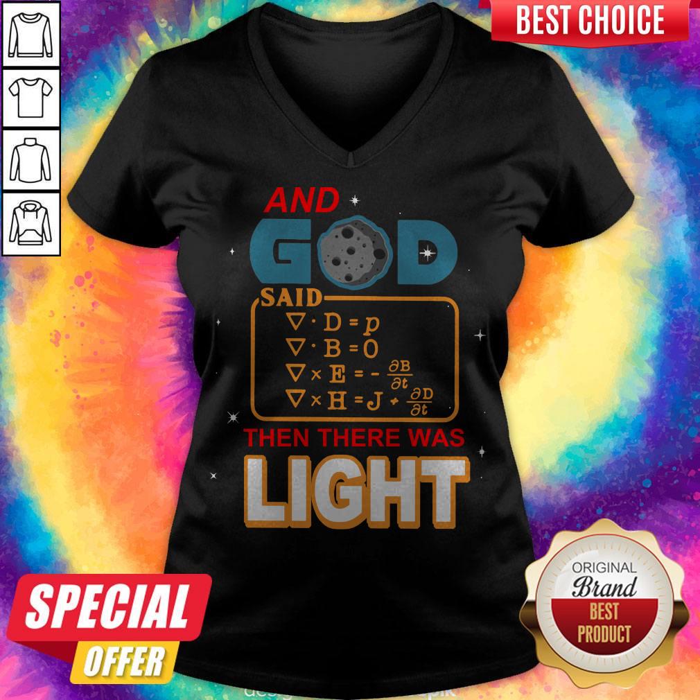 Awesome And God Said Then There Was Light Shirt Classic Shirt