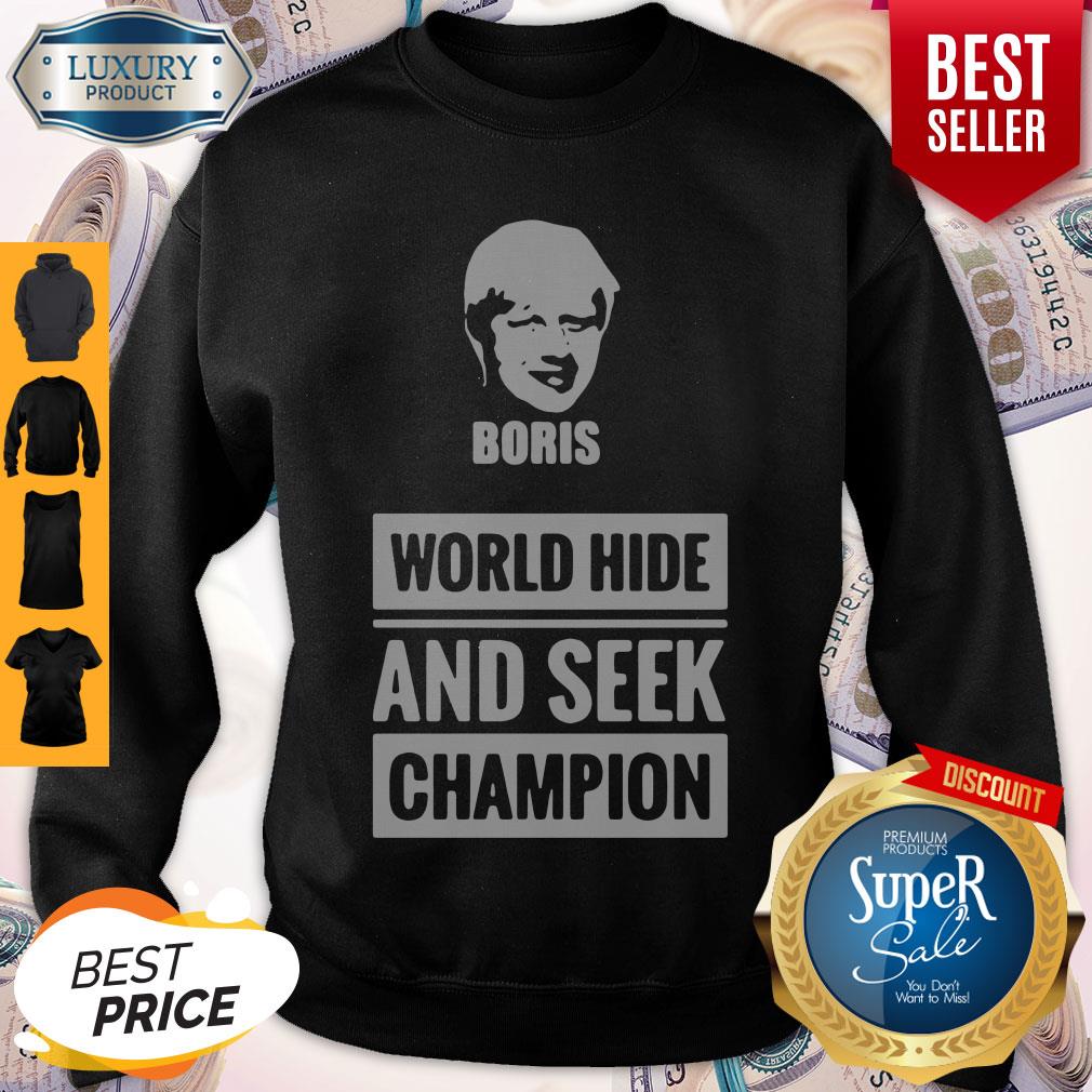Awesome Boris World Hide And Seek Champion Shirt