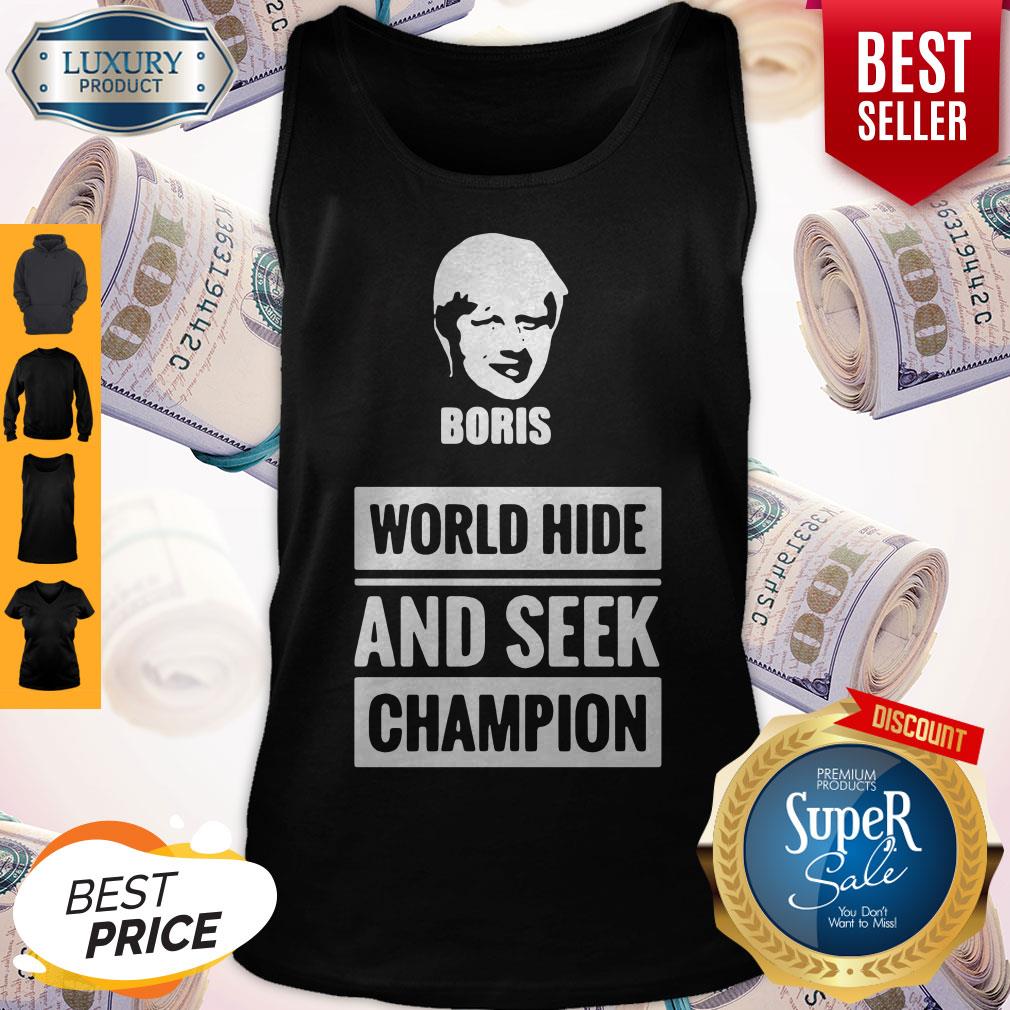 Awesome Boris World Hide And Seek Champion Shirt