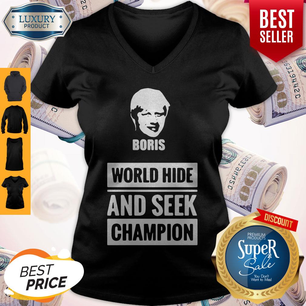 Awesome Boris World Hide And Seek Champion Shirt