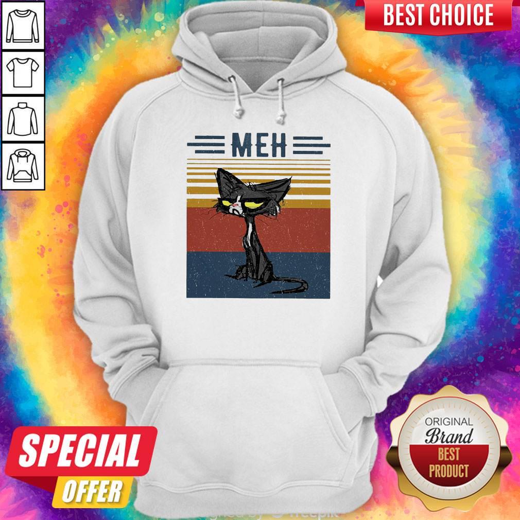 Awesome Cat Meh Vintage Shirt