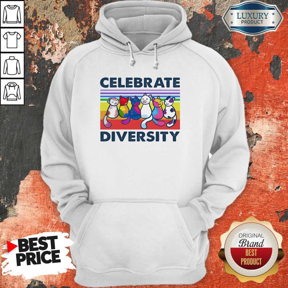 Awesome Cats Celebrate Diversity Vintage Shirt