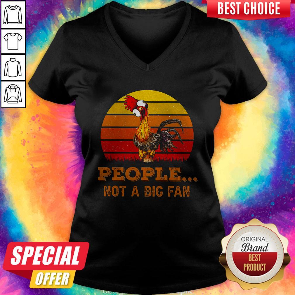 Awesome Chicken People Not A Big Fan Shirt