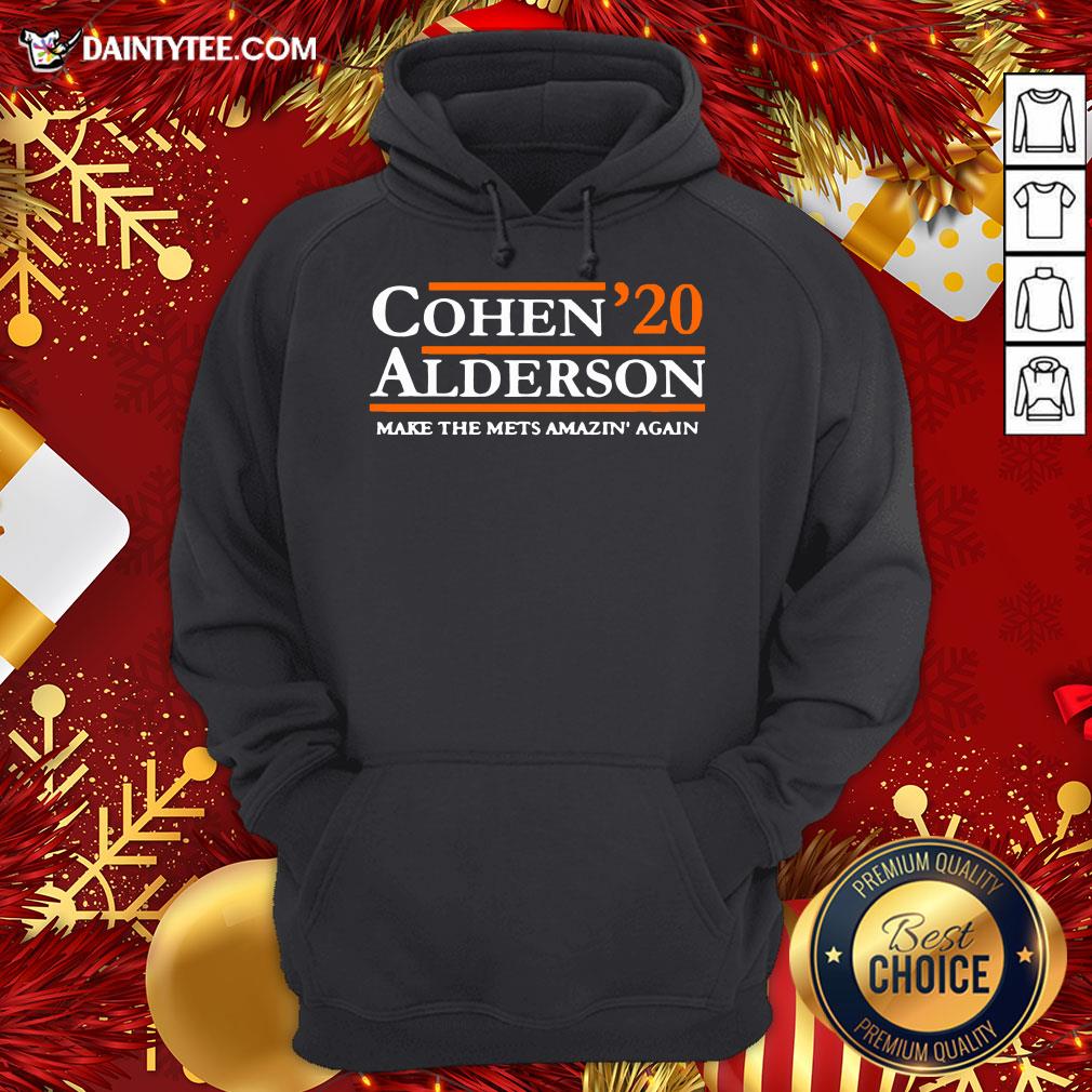 Awesome Cohen Alderson 2020 Make The Mets Amazin’ Again Shirt