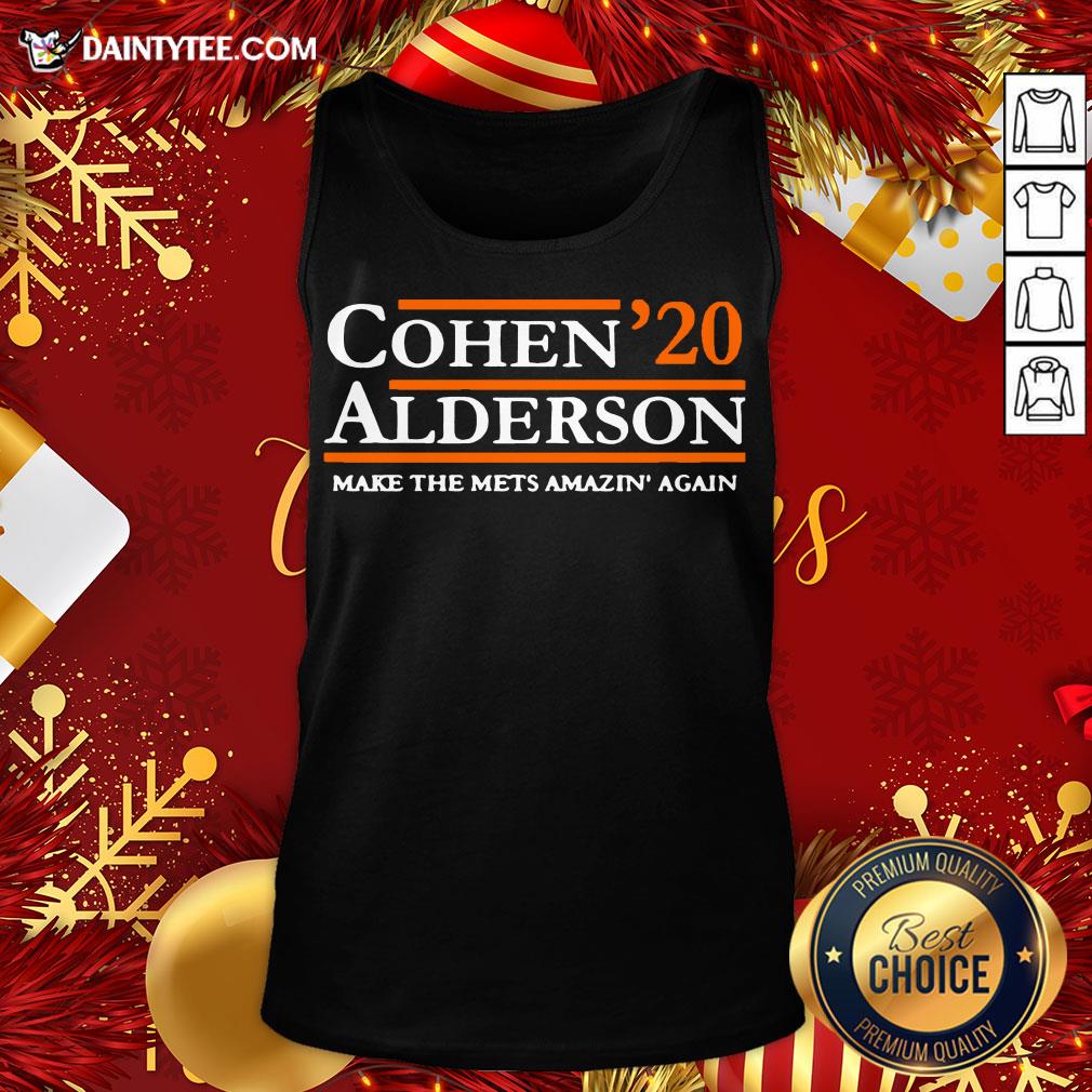 Awesome Cohen Alderson 2020 Make The Mets Amazin’ Again Shirt
