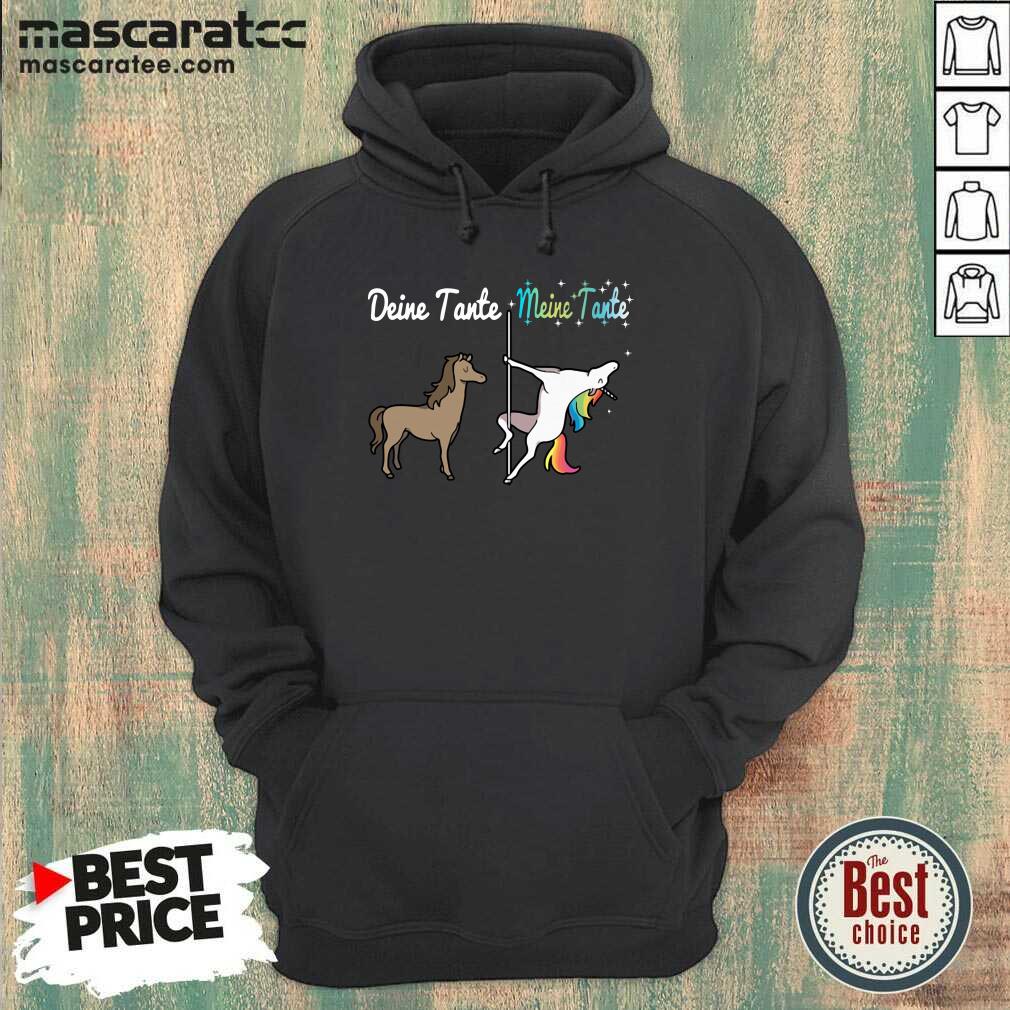 Awesome Deine Tante Meine Tante Unicorn Funny Shirt