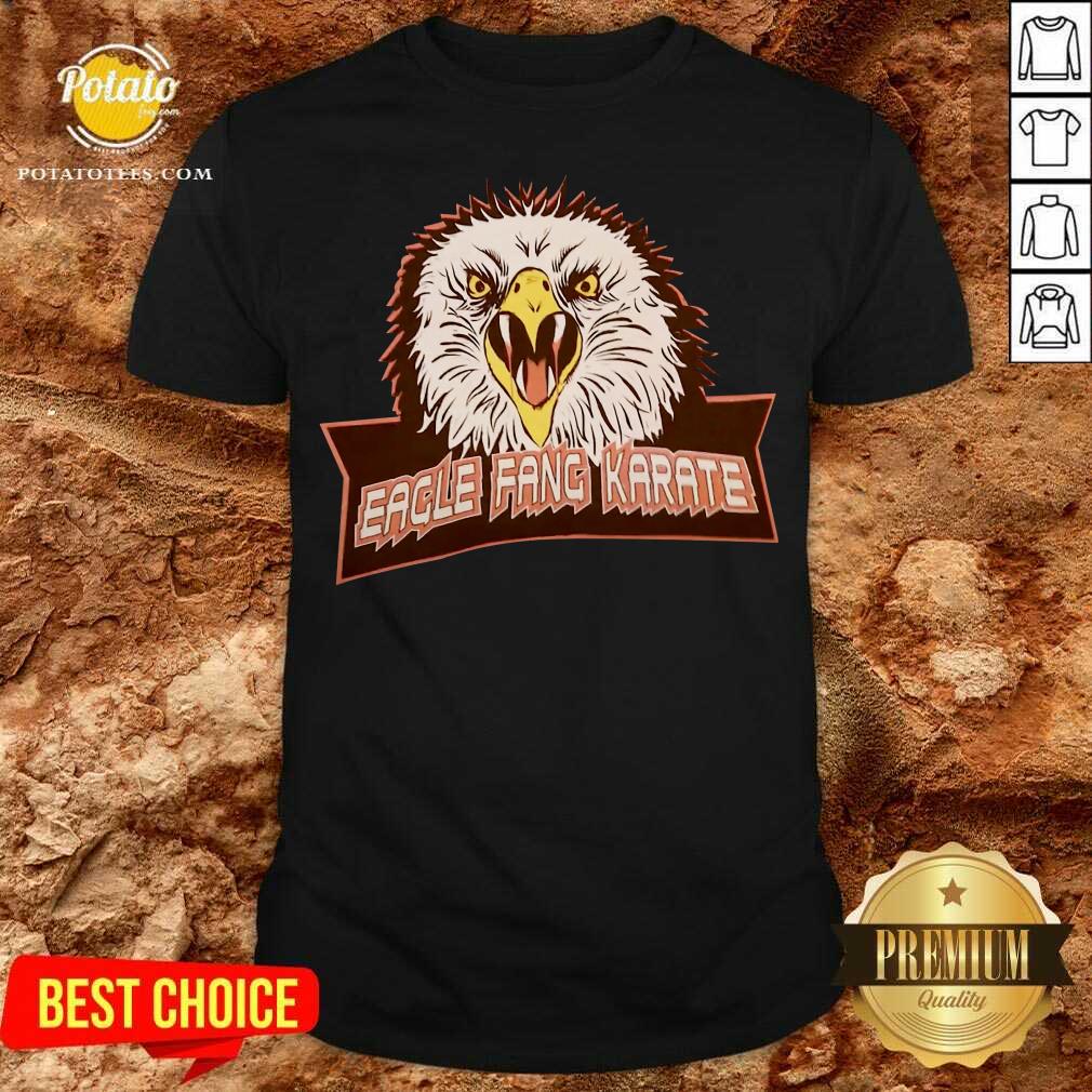 Awesome Eagle Fang Karate Distressed Shirt
