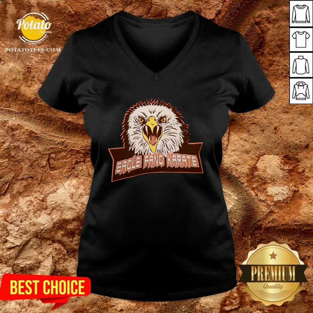 Awesome Eagle Fang Karate Distressed Shirt