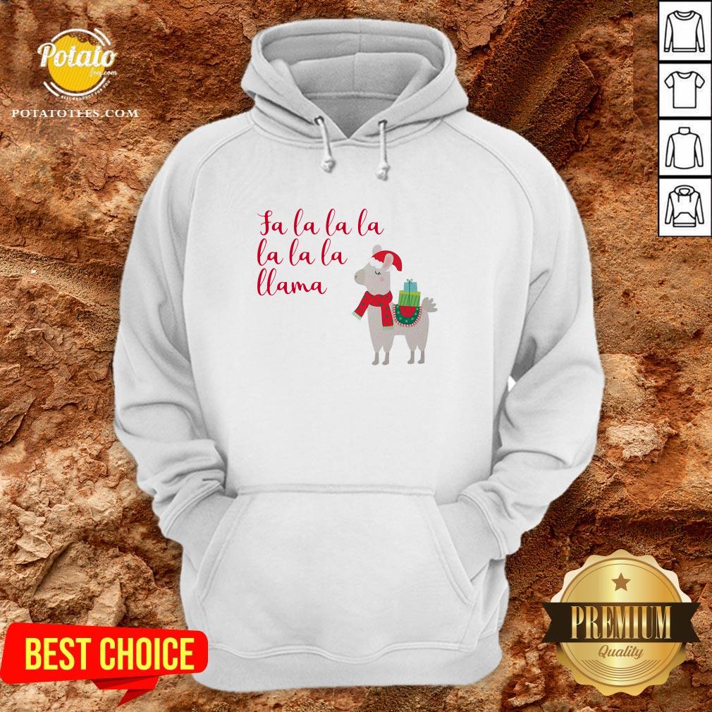 Awesome Fa La La La La La La Llama Christmas Shirt