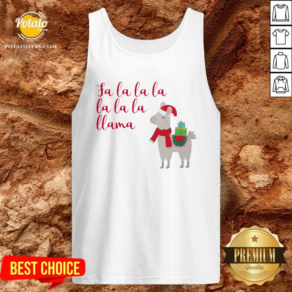 Awesome Fa La La La La La La Llama Christmas Shirt