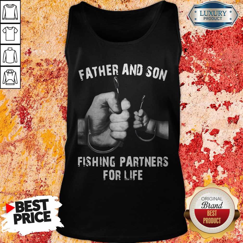 Awesome Father And Son Fishing Partners For Life Father’s Day Shirt