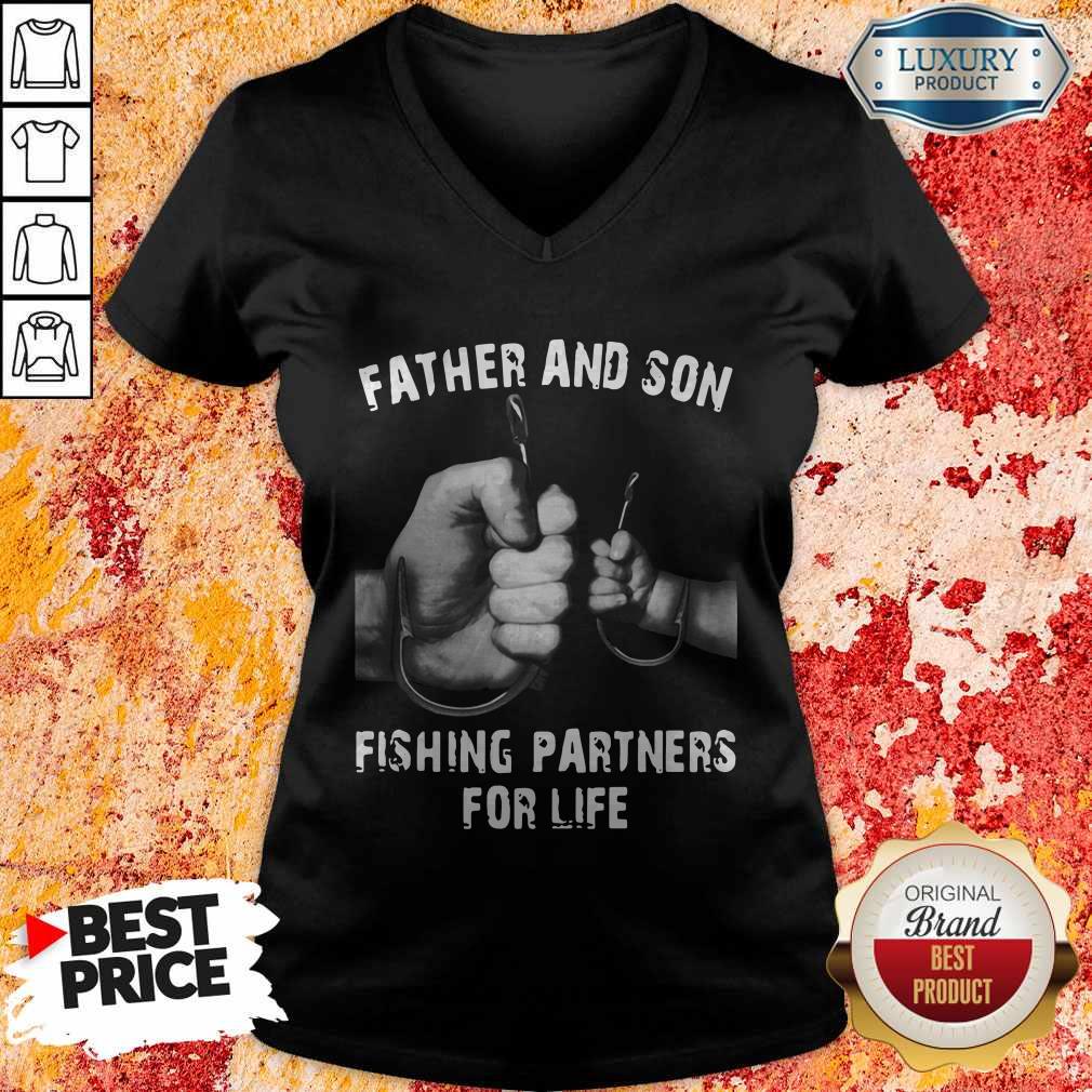 Awesome Father And Son Fishing Partners For Life Father’s Day Shirt