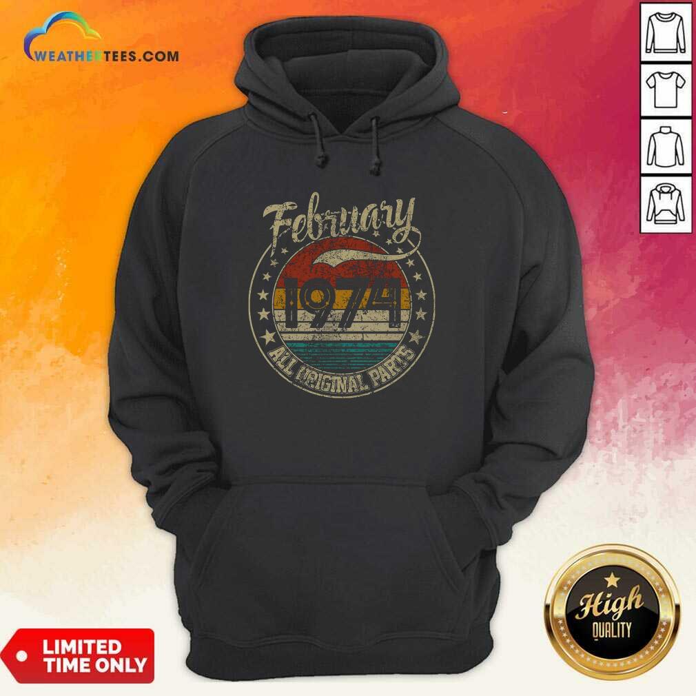 Awesome February 1974 All Original Parts Vintage Shirt