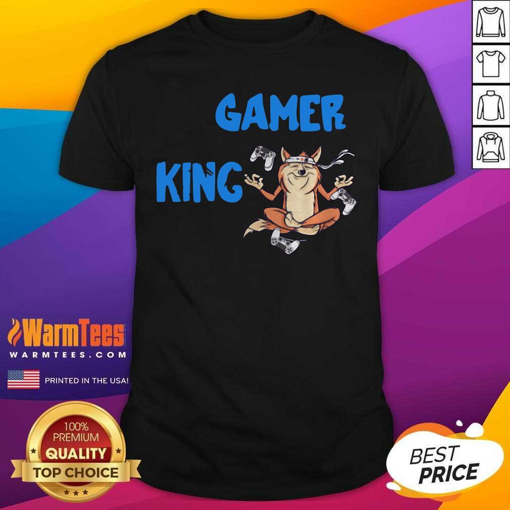 Awesome Gamer King Console Gaming PC Computer Video Games Shirt