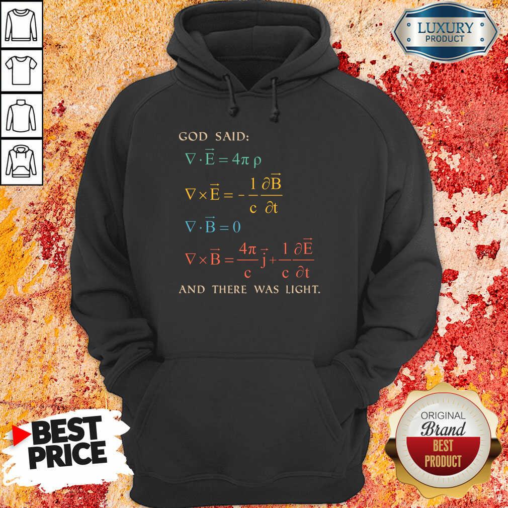 Awesome God Said And There Was Light Shirt