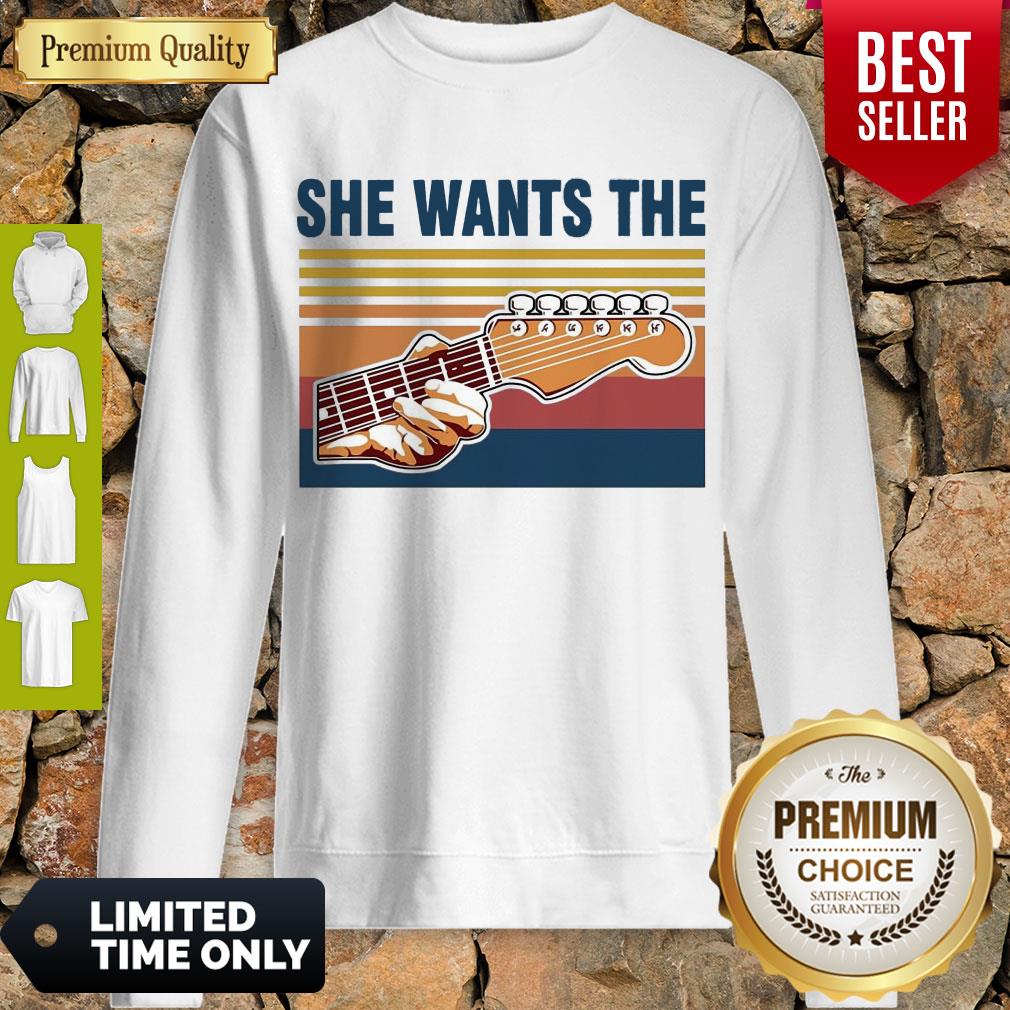 Awesome Guitar She Wants The Vintage Shirt