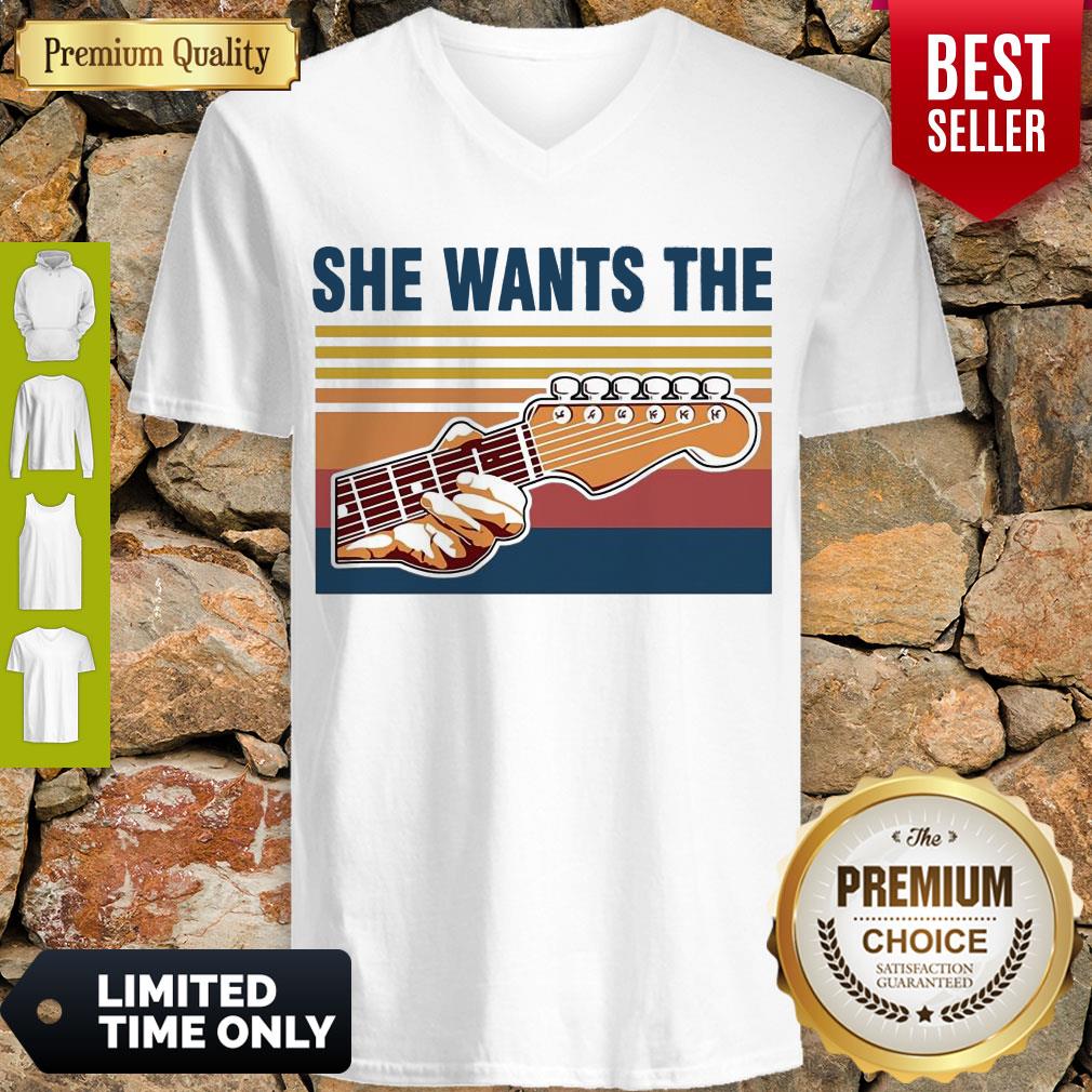 Awesome Guitar She Wants The Vintage Shirt