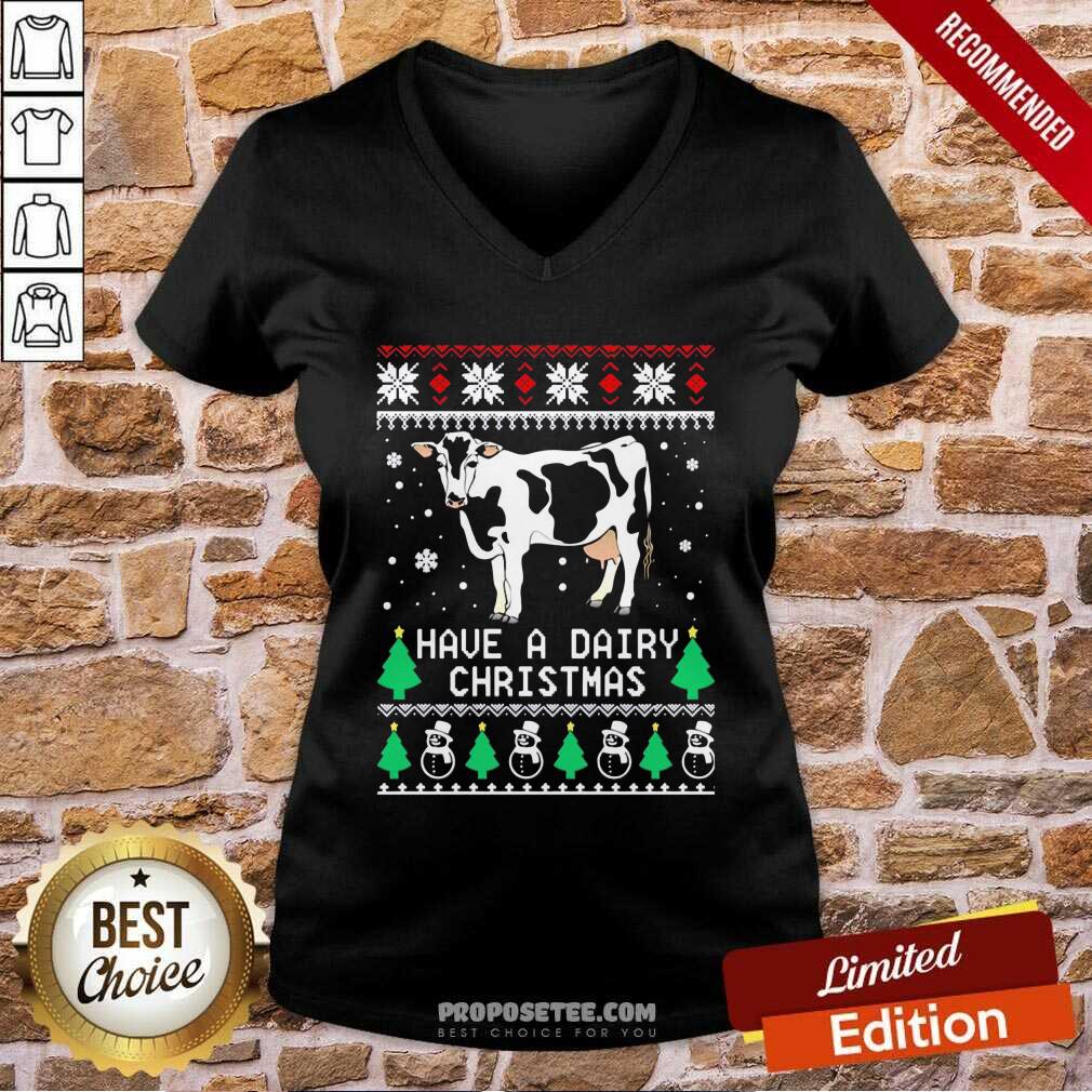 Awesome Have A Dairy Ugly Christmas Shirt