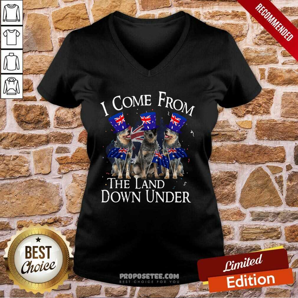 Awesome Heeler I Come From The Land Down Under Shirt