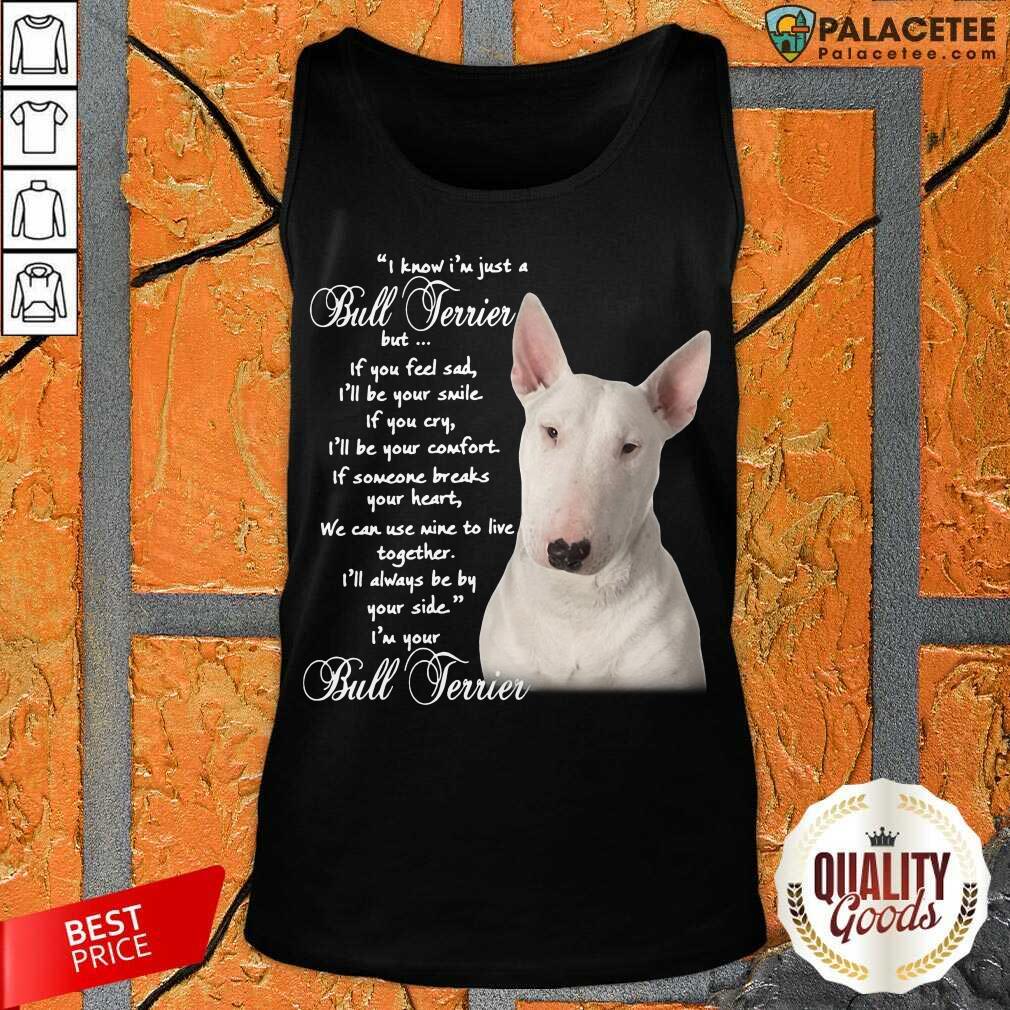 Awesome I Know I’m Just A Bull Terrier But If You Feel Sad Shirt