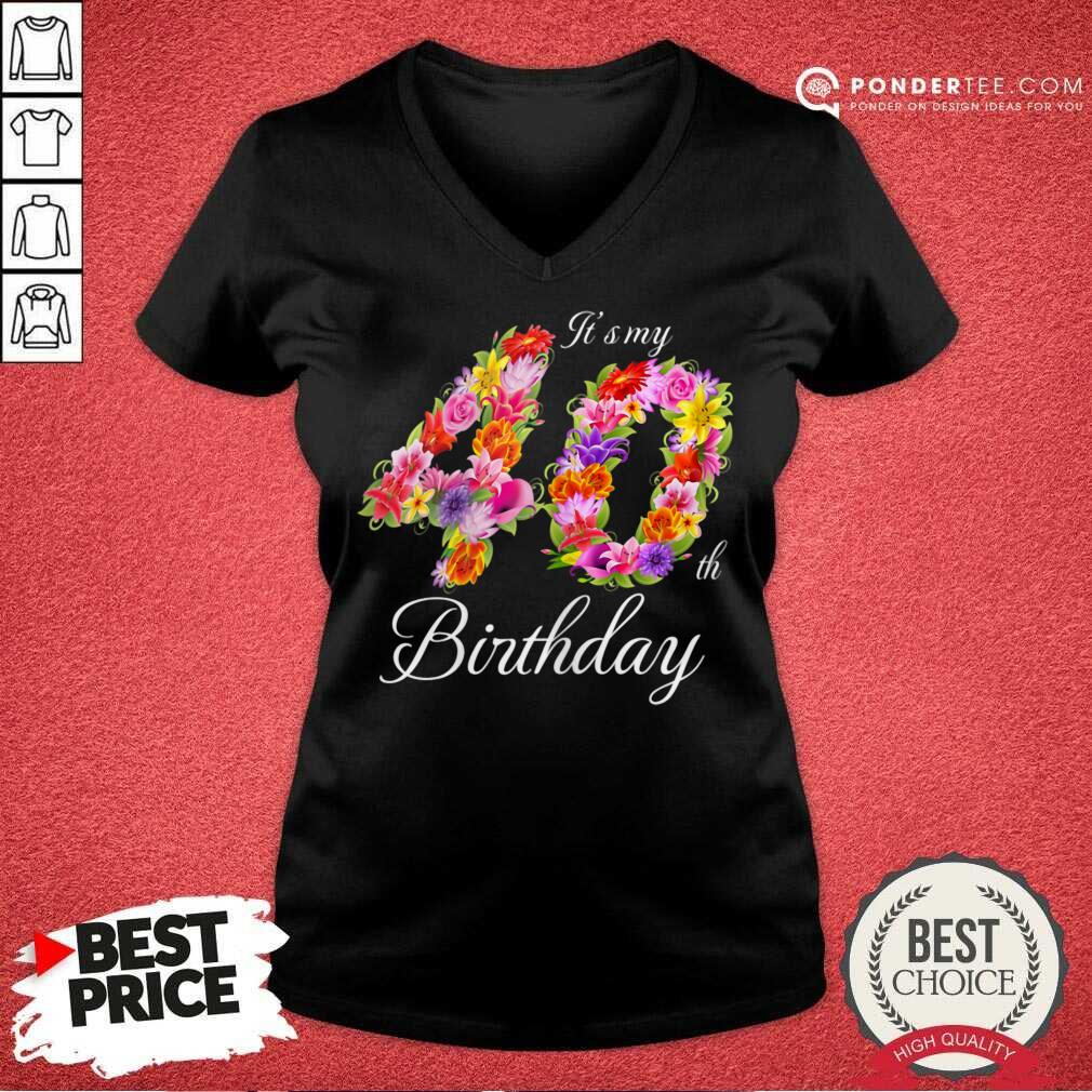 Awesome Its My 40th Birthday Women 0111 Shirt