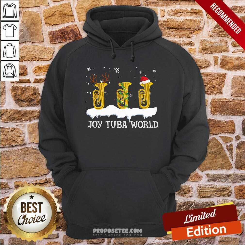 Awesome Joy Tuba World Christmas Shirt