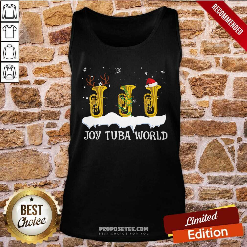 Awesome Joy Tuba World Christmas Shirt